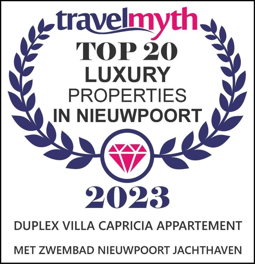 Duplex Villa Capricia Appartement Met Zwembad Nieuwpoort Jachthaven Eksteriør billede
