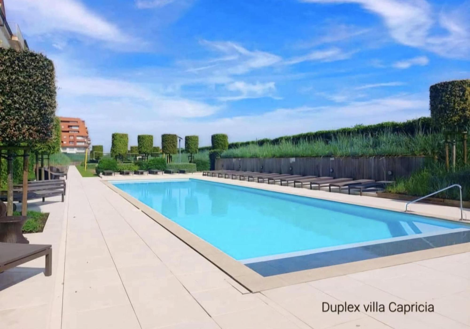 Duplex Villa Capricia Appartement Met Zwembad Nieuwpoort Jachthaven Eksteriør billede